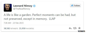 Nimoy Tweet