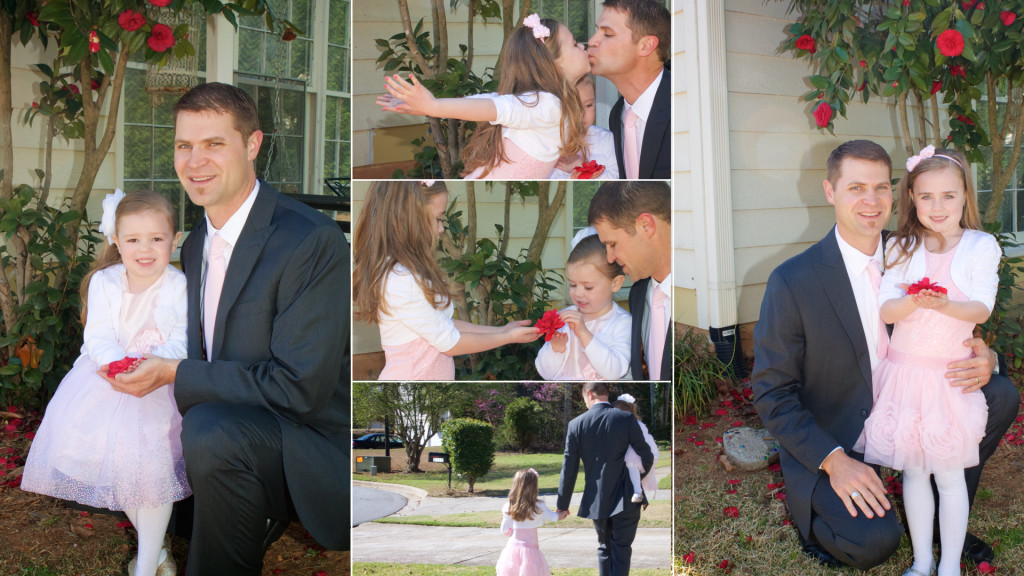 Me & my two princesses before the ball.