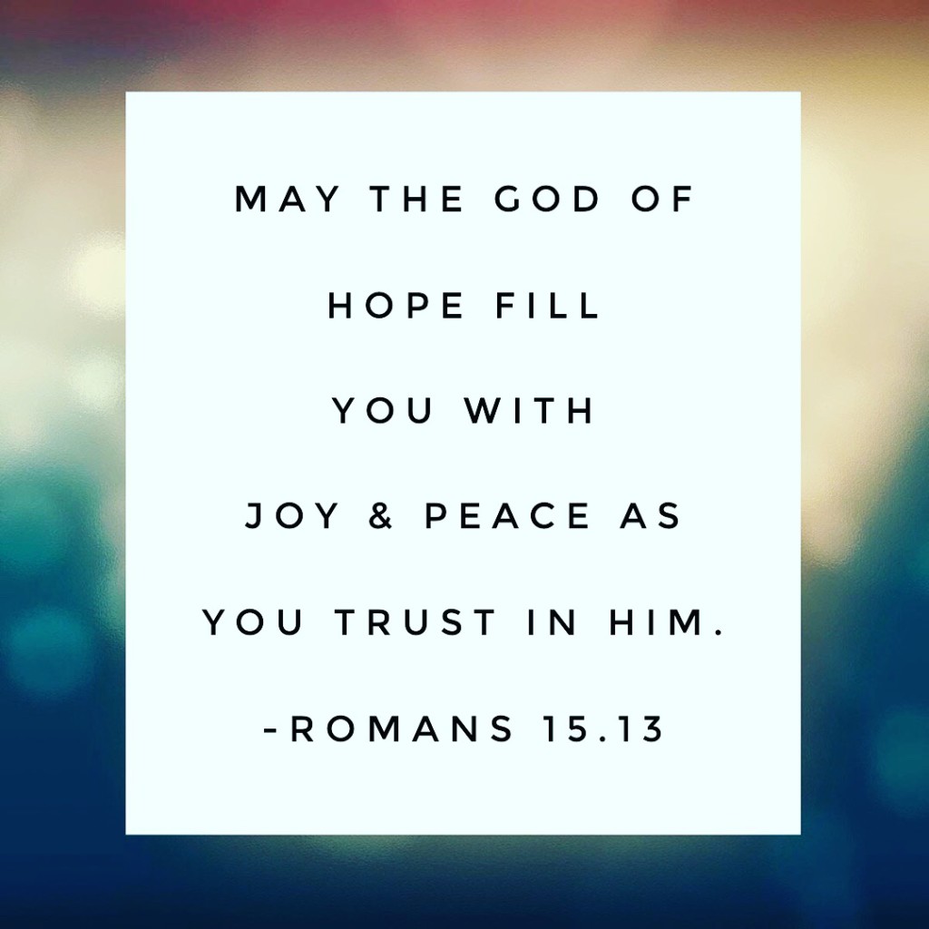 hope romans 15:13