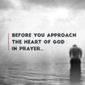 approach God in prayer