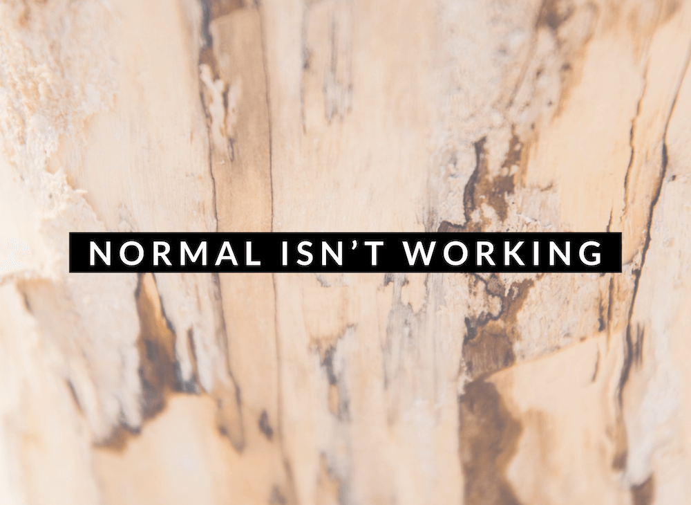 normal isn't working